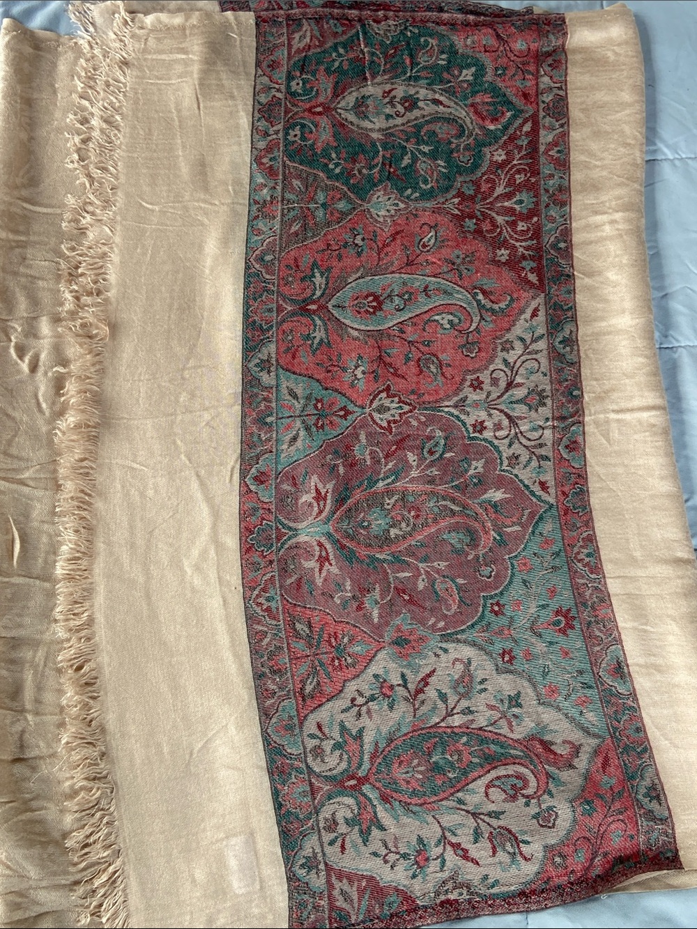 Silk Paisley Wrap/Scarf